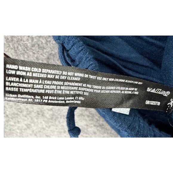 Free People Quinn Harem Pants Womens XS Blue Billowy Oversized Slouchy Boho - Picture 14 of 15